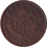1/2 penny - Upper Canada