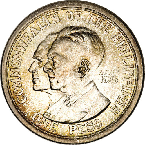 1 peso - U.S. Administration