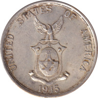 50 centavos - Administration américaine