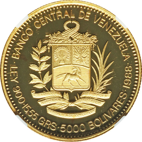 5000 bolivares - Venezuela