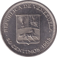 50 centimos - Vénézuéla