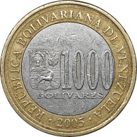 1000 bolivares - Vénézuéla