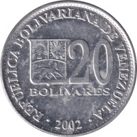 20 bolivares - Venezuela