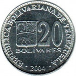 20 bolivares - Vénézuéla