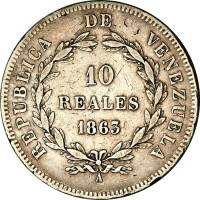 10 reales - Vénézuéla