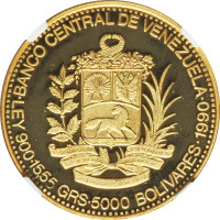 5000 bolivares - Vénézuéla