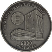 6000 bolivares - Vénézuéla