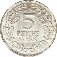 5 mark - Weimar and Third Reich