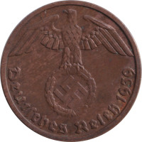 1 pfennig - Weimar and Third Reich
