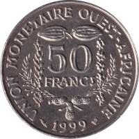 50 francs - États de l'Afrique de l'Ouest