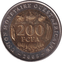 200 francs - États de l'Afrique de l'Ouest