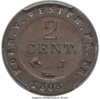 2 centimes - Westphallie