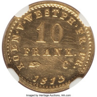 10 franken - Westphallie