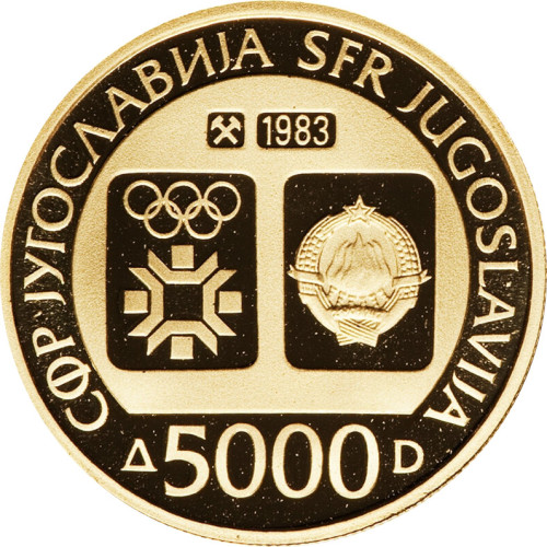 5000 dinara - Yougoslavie