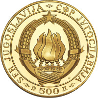 500 dinara - Yougoslavie