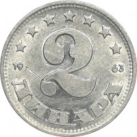2 dinara - Yougoslavie