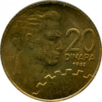 20 dinara - Yugoslavia