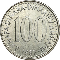 100 dinara - Yugoslavia