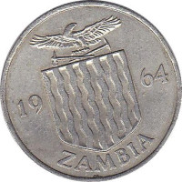 6 pence - Zambie