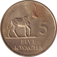 5 kwacha - Zambie