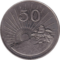 50 cents - Zimbabwé