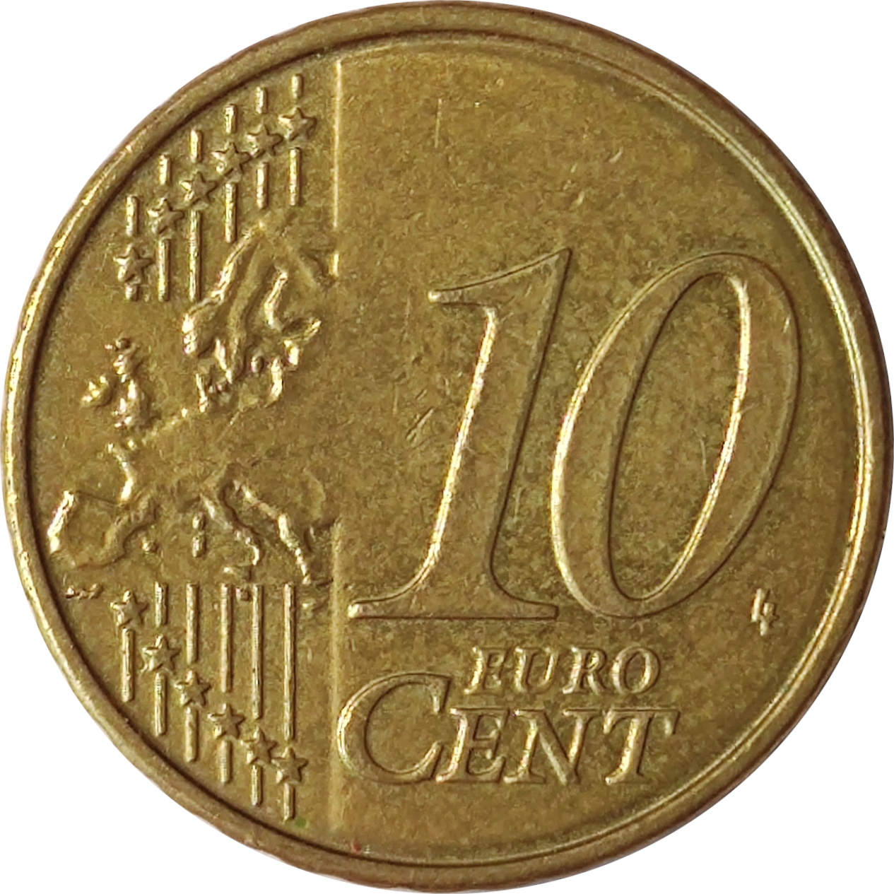 10 eurocents - Albert II - Avec monogramme