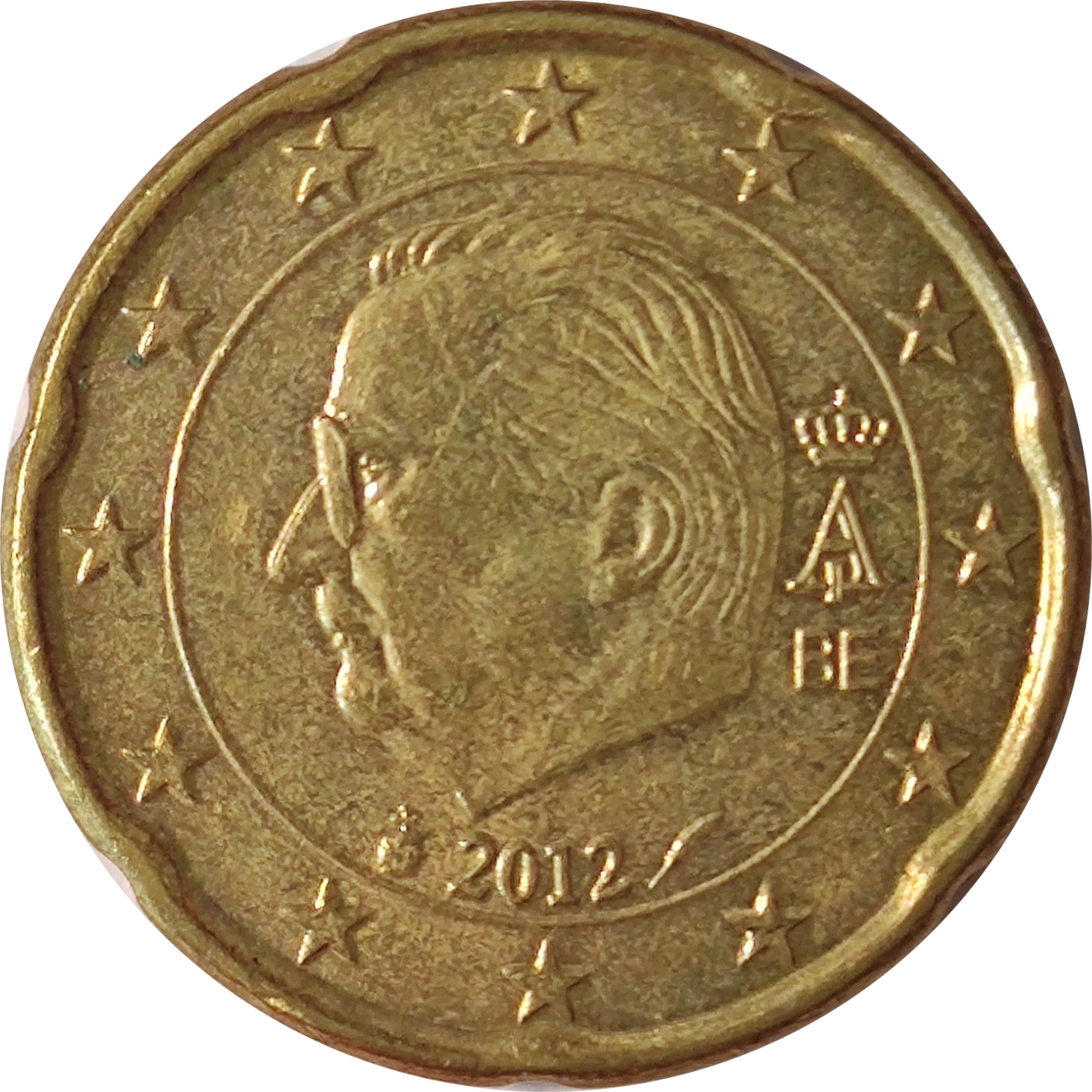 20 eurocents - Albert II - Avec monogramme