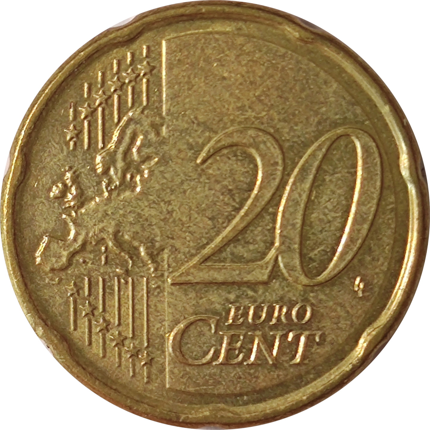 20 eurocents - Albert II - Avec monogramme