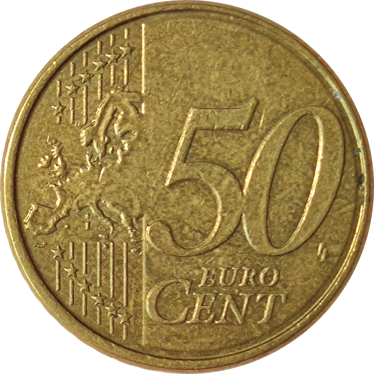 50 eurocents - Albert II - Avec monogramme
