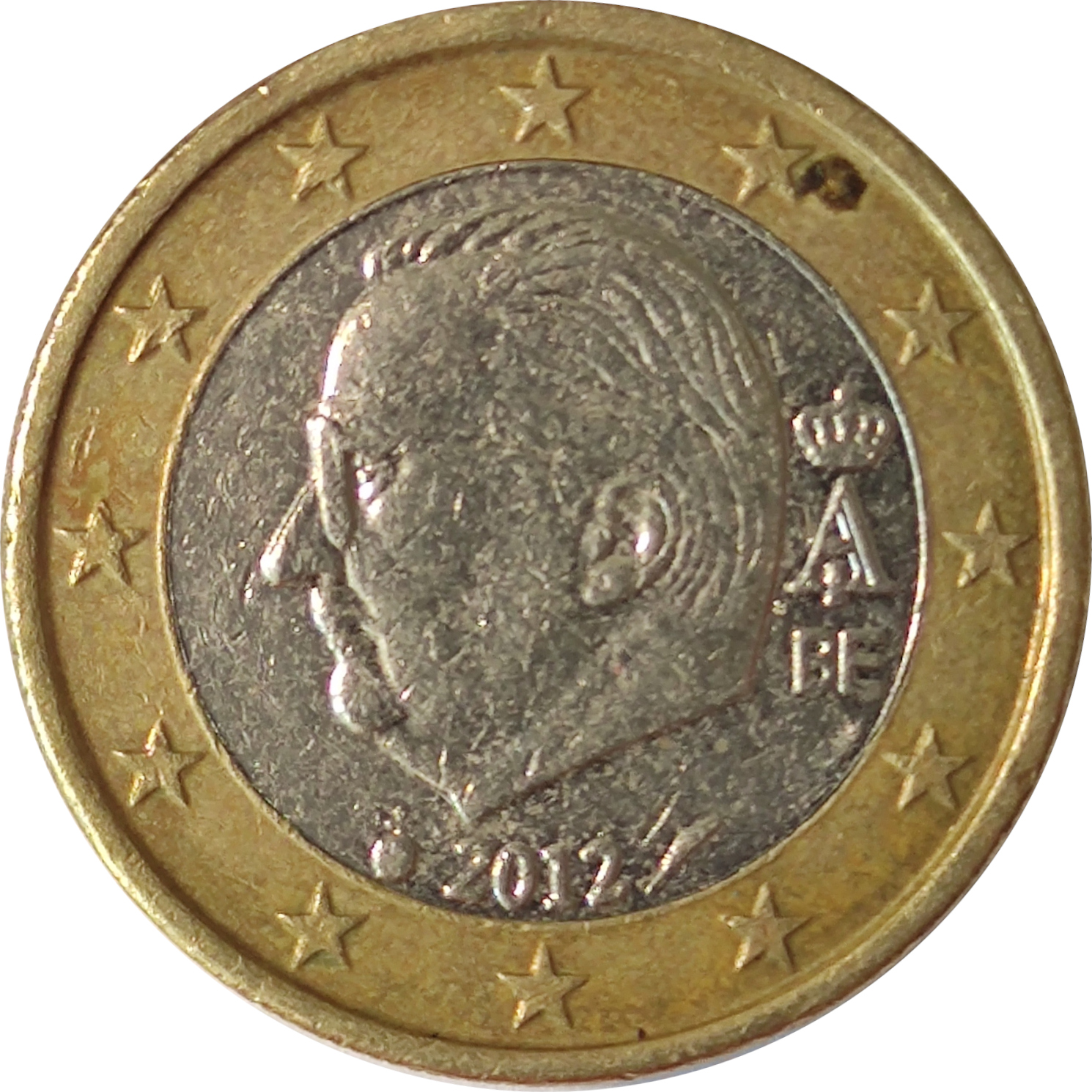 1 euro - Albert II - Avec monogramme