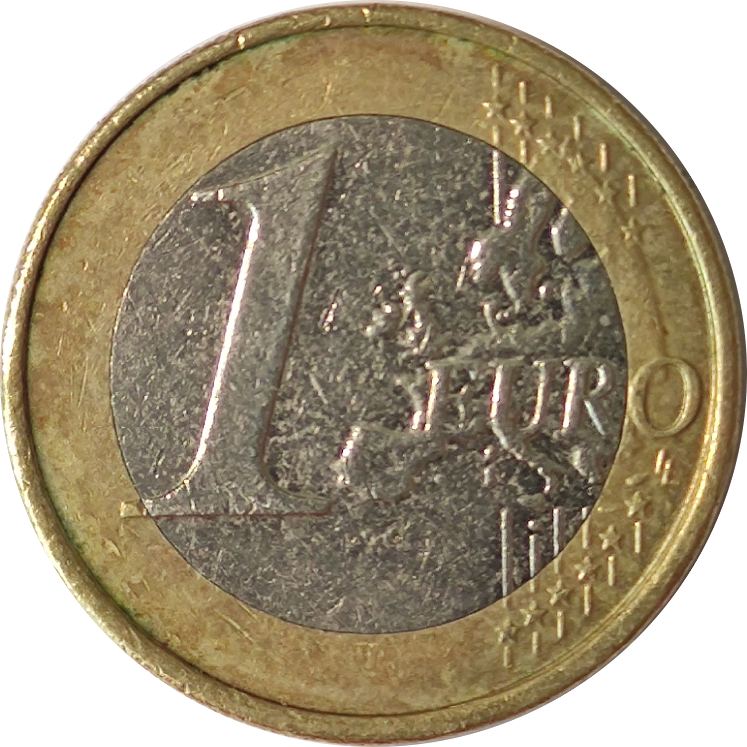 1 euro - Albert II - Avec monogramme