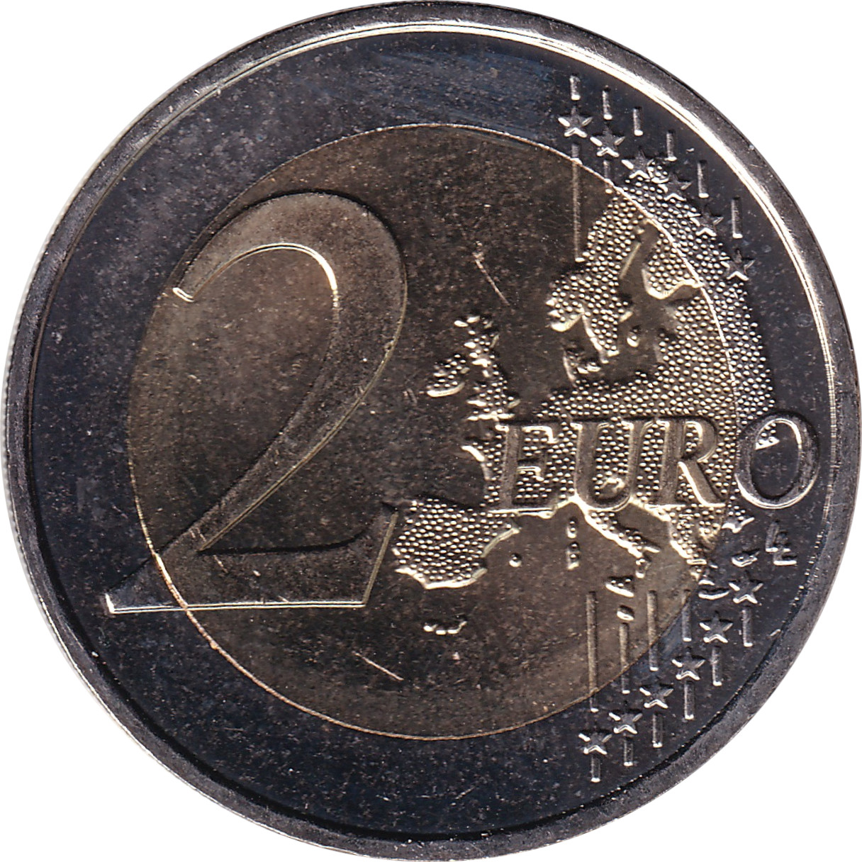 2 euro - Drapeau européen - France