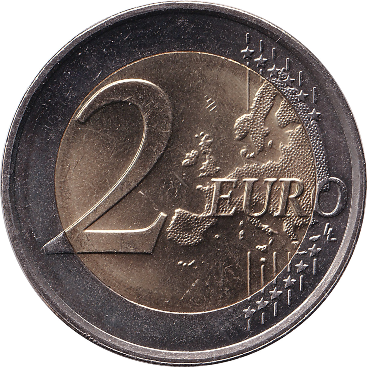 2 euro - Double portrait