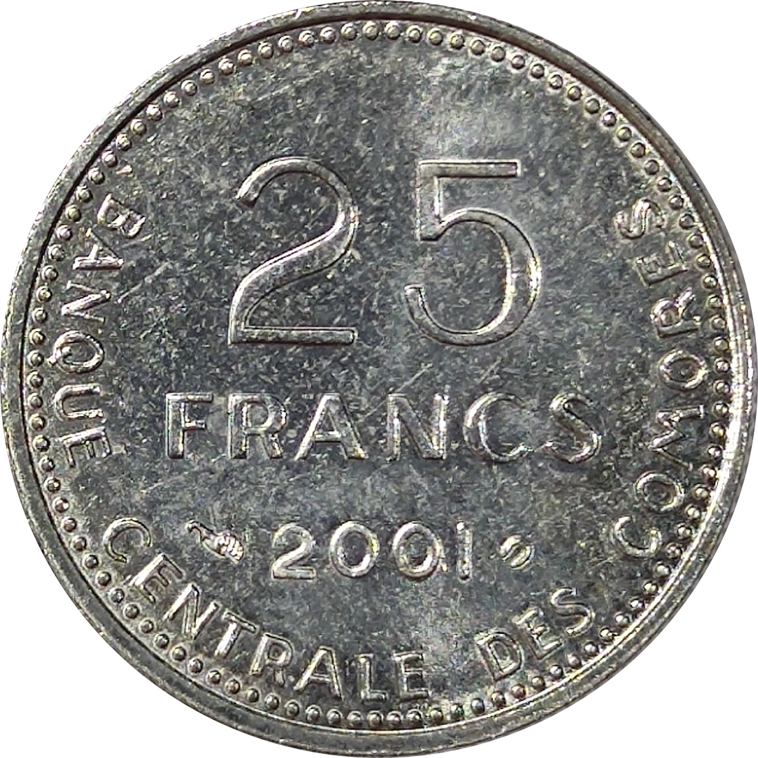 25 francs - Banque centrale