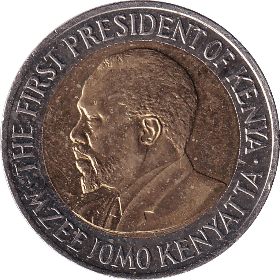 5 shillings - Mzee Jomo Kenyatta - Petites armoiries