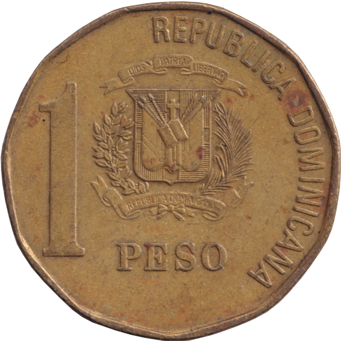 1 peso - Juan Pablo Duarte
