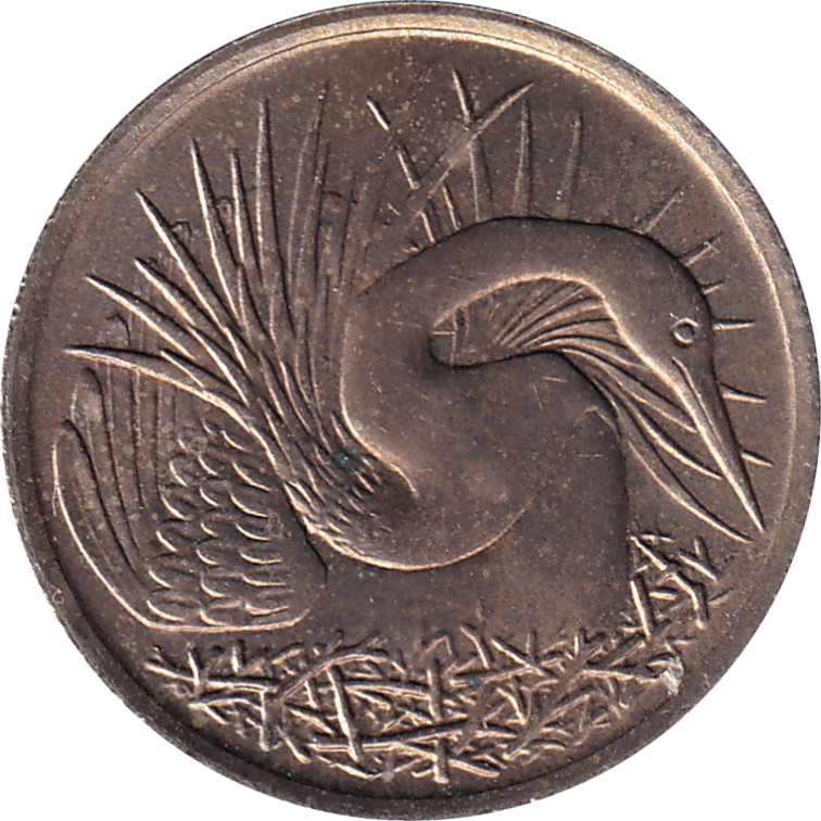 5 cents - Egret