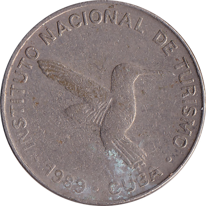 10 centavos - Oiseau - Intur au revers