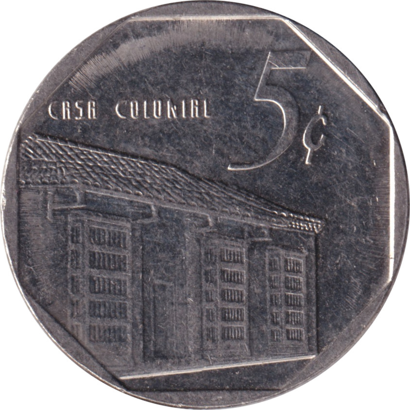 5 centavos - Maison coloniale