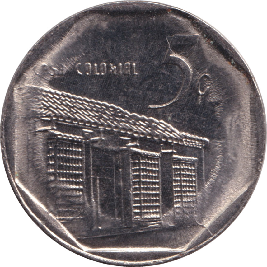 5 centavos - Maison coloniale