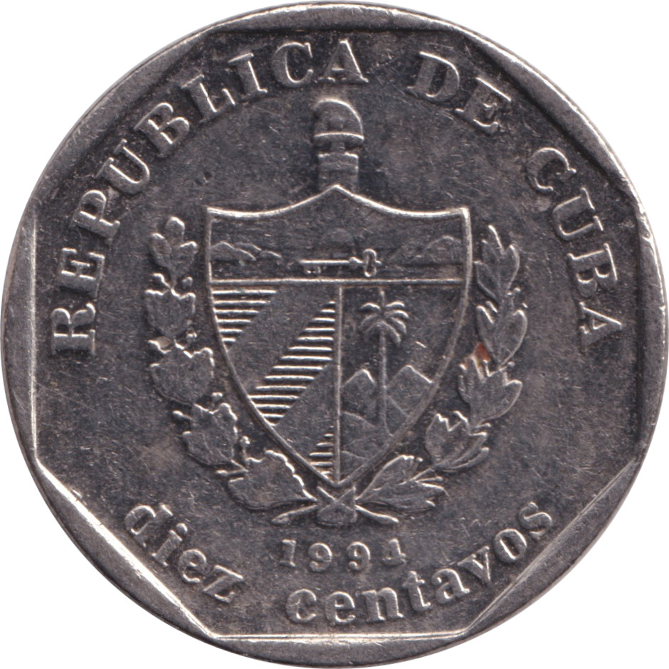 10 centavos - Chateau de la Fuerza