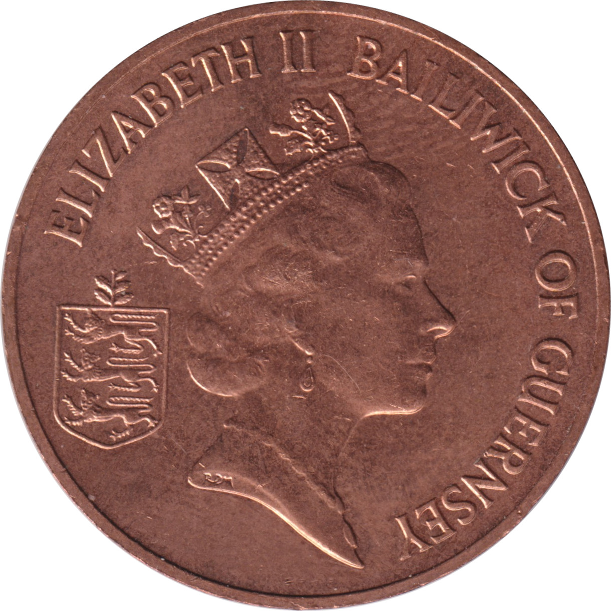 2 pence - Elizabeth II - Tête mature