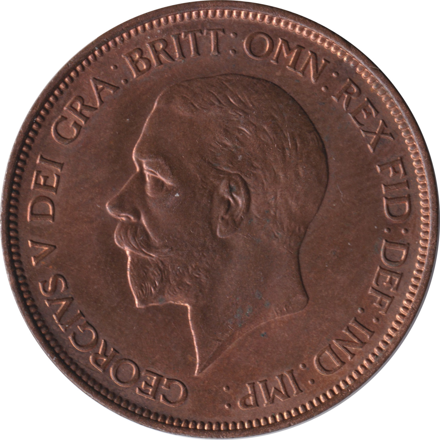 1 penny - Georges V