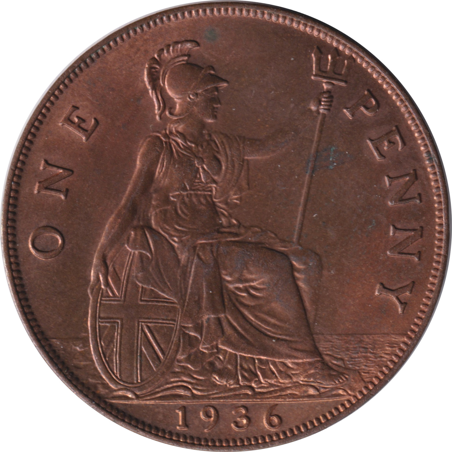 1 penny - Georges V