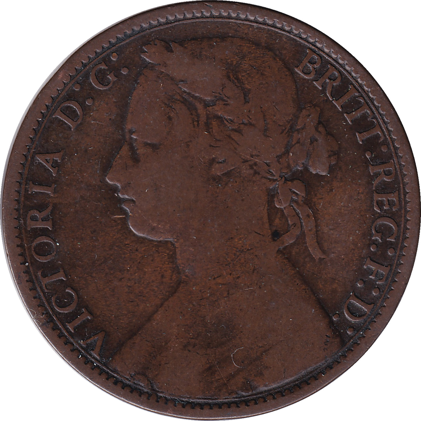 1 penny - Victoria - Mature bust