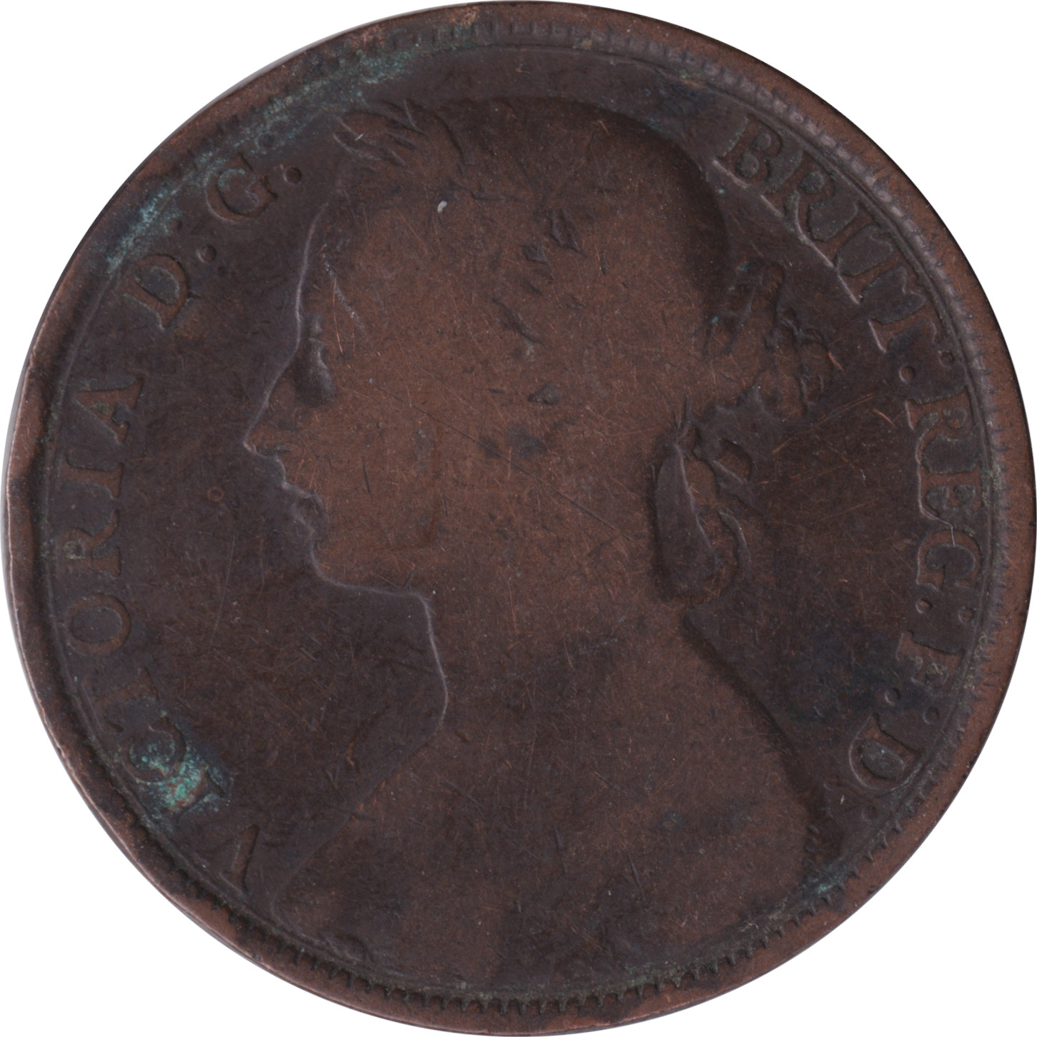 1 penny - Victoria - Mature bust