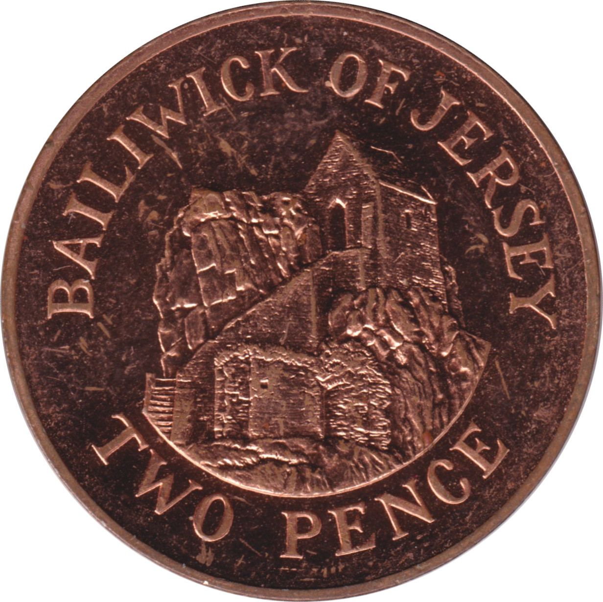 2 pence - Elizabeth II - Buste mature