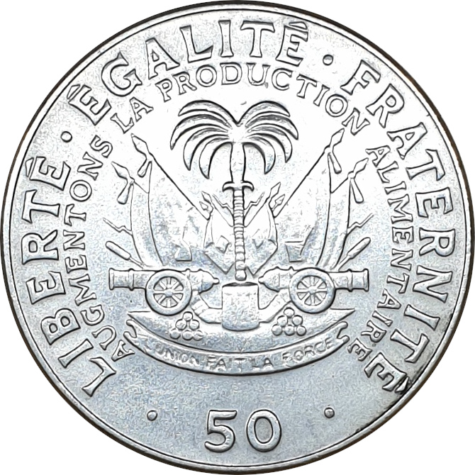 50 centimes - Jean Claude Duvalier