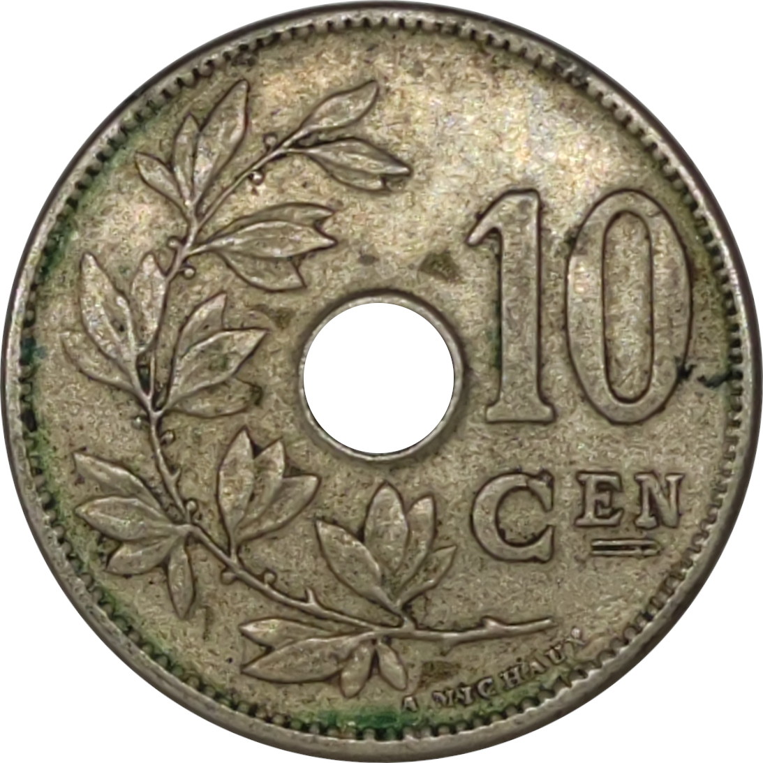 10 centimes - Leopold II - Michaux