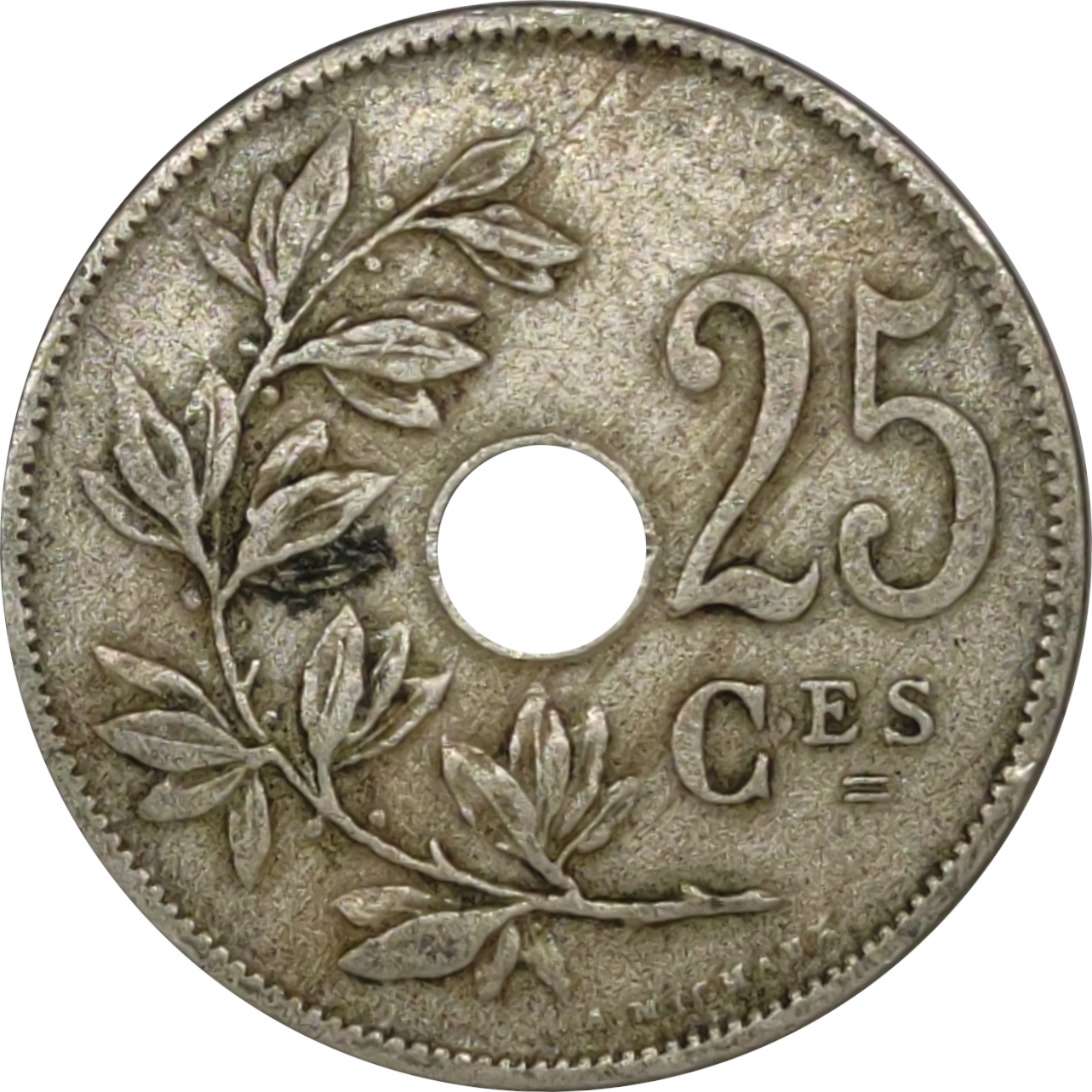 25 centimes - Léopold II